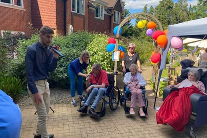 Care home gives Glastonbury a run for its money