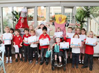 Garden centres in Frensham and Badshot Lea harvest pupils' potatoes