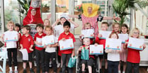 Garden centres in Frensham and Badshot Lea harvest pupils' potatoes