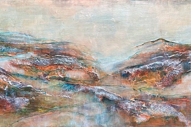 Copper Mist, painting by Alison Hunt