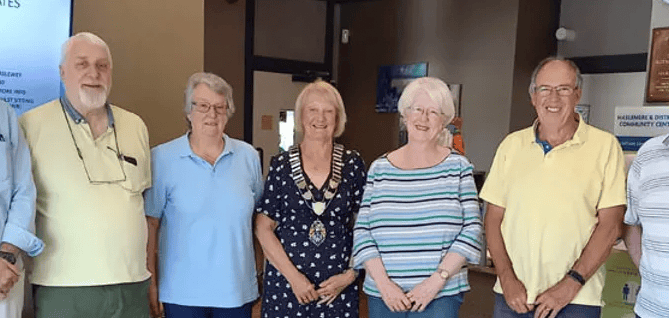 Care in Haslemere Committee with Haslemere Town Mayor 2022-23, Cllr. Jacquie Keen.