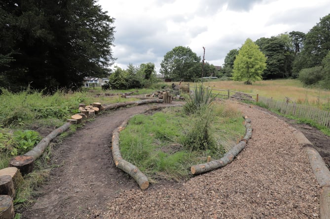 Paths beginning to take shape at Haslemere Museum's new sensory garden