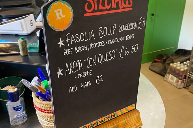 Cantina Rosita Petersfield specials