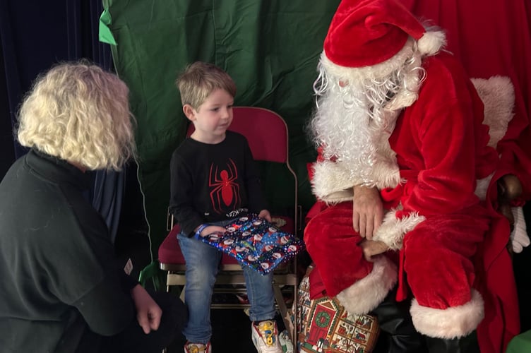 Santa's Grotto at Haslemere's Christmas Charities Fair