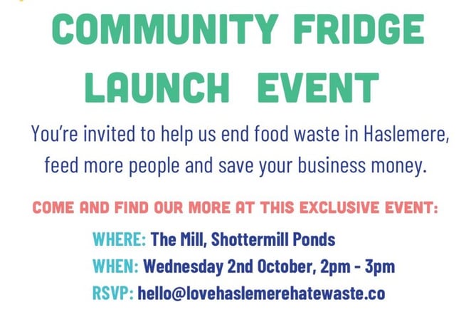 Community Fridge Launch event