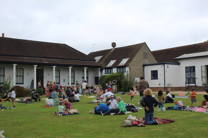 Families enjoyed the garden at Haslemere Museum this summer