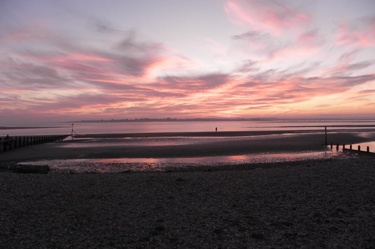 Sunset at West Wittering Beach, Sept 2011 PIC: Ogwen