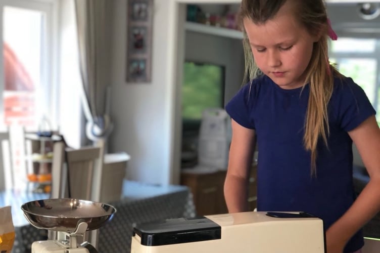 Brooke couldn't even reach the counter when she first started baking – but that didn't stop her from standing up to cancer