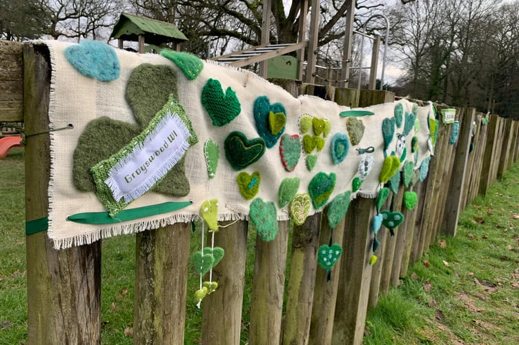 Grayswood is no stranger to knitting after they 'yarn-bombed' the village 