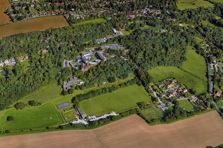 The current Surrey Police headquarters at Mount Browne.