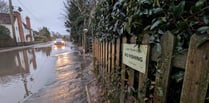 Villagers' 'No Fishing' sign shows reel frustration with flooding