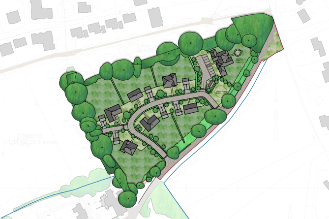 Proposed site plan by Lytle Associates Architects