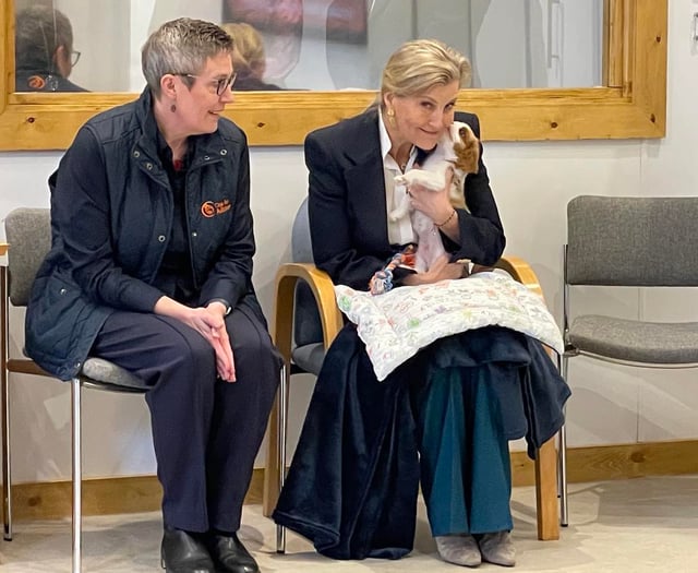 WATCH: Sophie, Duchess of Edinburgh visits Dogs for Autism charity