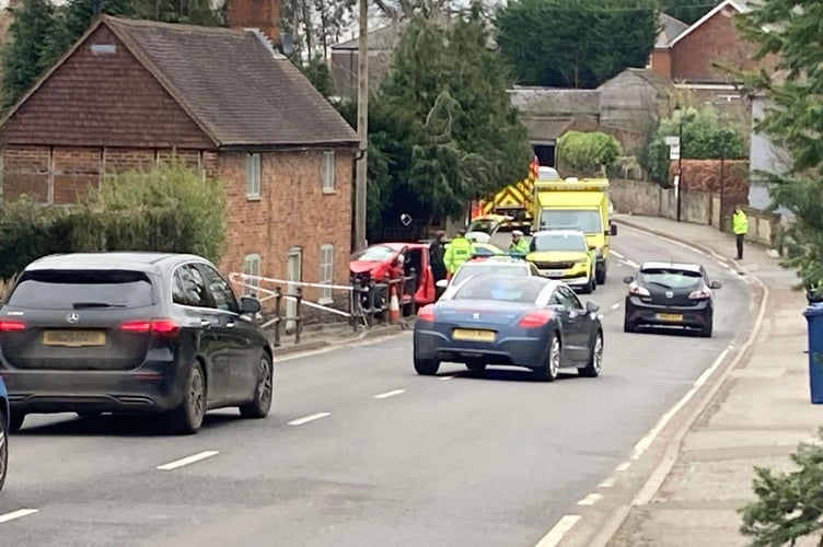 Wrecclesham car incident Feb 12, 2025